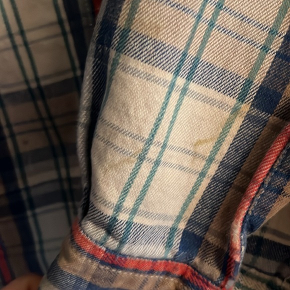 Vintage 70's Woolrich Plaid Cotton Flannel Button Shirt | Men's Medium - Picture 4 of 5